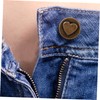DOITOOL 10Pcs Metal Pants Button Replacement Jean Button Pins for
