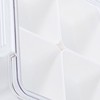 4 Compartment Snack Box Transparent Multifunctional Tight Sealing Divided Food