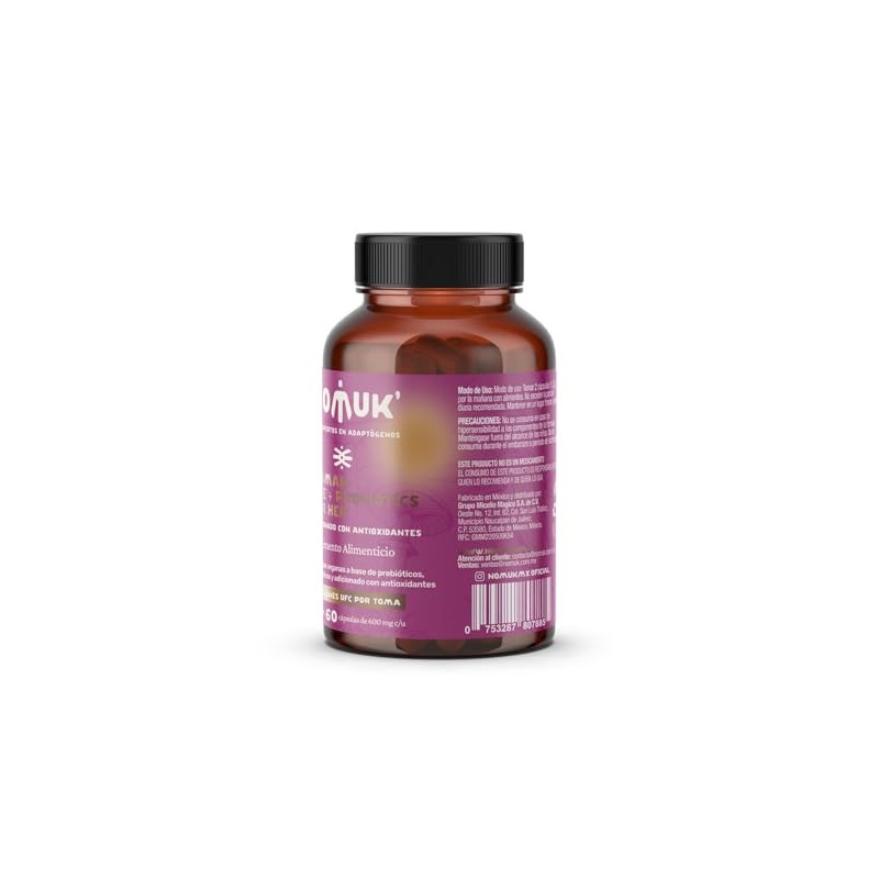 Prebioticos y Probioticos Mujer Inulina de Agave 7 Cepas Antioxidantes