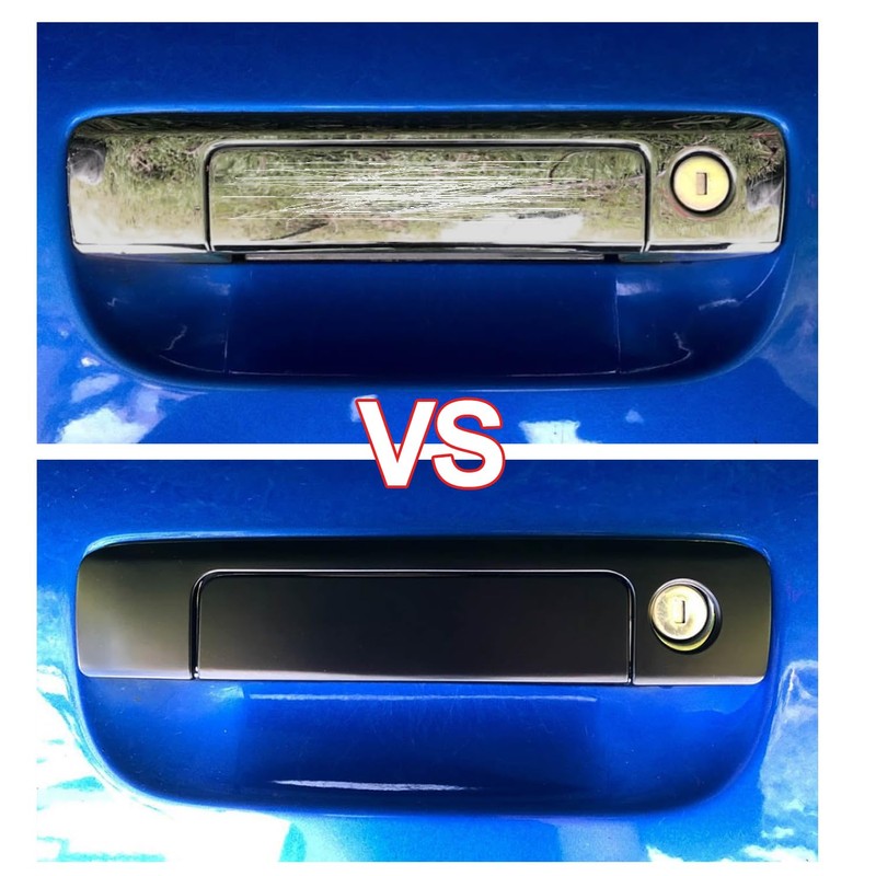 JHCHAN Tailgate Handle Cover Keyhole Matte for Ford Ranger 2012-2022