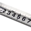 7.5M Nickel Plated Tape Measure Waterproof Rust Resistant Portable Hollow