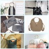 PH PandaHall Round Handle, Ring Handle, Furoshiki Ring, Bag, Handle,