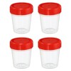 PATIKIL 50ml Measuring Cups Lid Container Measuring Cups 4pcs Leakproof