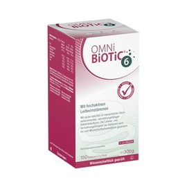 OMNi BiOTiC OMNi BiOTiC 6 | Glas | 150 Portionen (300g) | 6 Bakterienst?mme | 4 Mrd. Keime pro Tagesdosis | Pulver | Mit Inulin | Vegan | Glutenfrei | Lactosefrei | Zur t?glichen Anwendung
