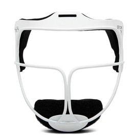 Boombah DEFCON Advanced Titanium Fielder's Mask White - Size Adult