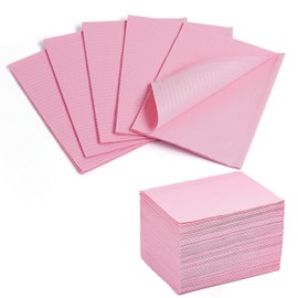 Makartt Makartt Disposable Nail Mats: 50Pcs Pink Fordable Nail Paper Towels for Table Acrylic Nail Practice Sheet 3 Ply Waterproof Nail Art Table Mats Clean Pads for Salon Manicure Tattoo