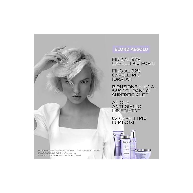 Kerastase Blond Absolu Kit Shampoo Conditioner and Mask for Blonde