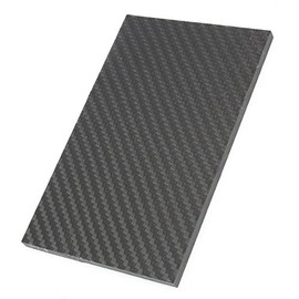 EsportsMJJ CF129805 3K 129 x 80 x 5 mm Weave Carbon Fibre Plate Panel Sheet