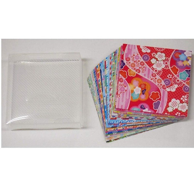 Toyo Origami Japanese Washi Paper Style, Chiyogami, Double-Sided, 7.5cm squares,