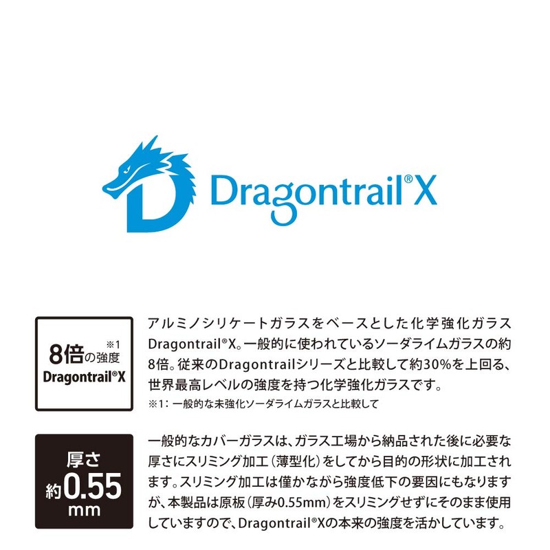 AGC DTX Tempered Glass Film for Deff 13/13Pro 0.55 UV+BL