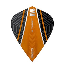 Target Pro 100 Vision Ultra RvB Curve Flights Schwarz-Orange, 3 Stück (Kite)