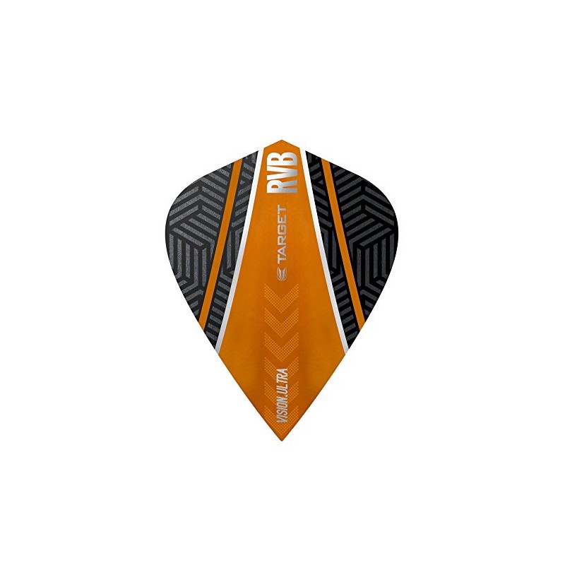 Target Pro 100 Vision Ultra RvB Curve Flights Schwarz-Orange, 3