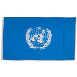SCAMODA Flag, Made of Weatherproof Material, with Metal Eyelets, Outdoor Flag (UN), 150 x 90 cm