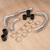 KUAFU Intercooler Pipe Kit Compatible with 2008-2010 Ford 6.4L Powerstroke