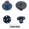 4pcs 3mm Aluminum Alloy Rigid Flange Coupling Motor Guide Shaft