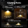 AloftSun Solar Motion Sensor Outdoor Lights,Waterproof Motion Sensor Spot Lights-