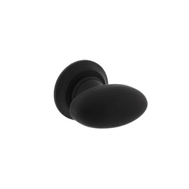 Wovar Door Knob for Room Door Black Oval Rotatable - Per Set