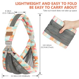 Baby Carrier Sided, Hip Seat Baby Carrier Strap, Baby Sling Baby, Baby Carrier, Side Hip Carrier, Baby Sling Toddler Carrier for Babies from 0 to 36 Months, Toddlers up to 20 kg