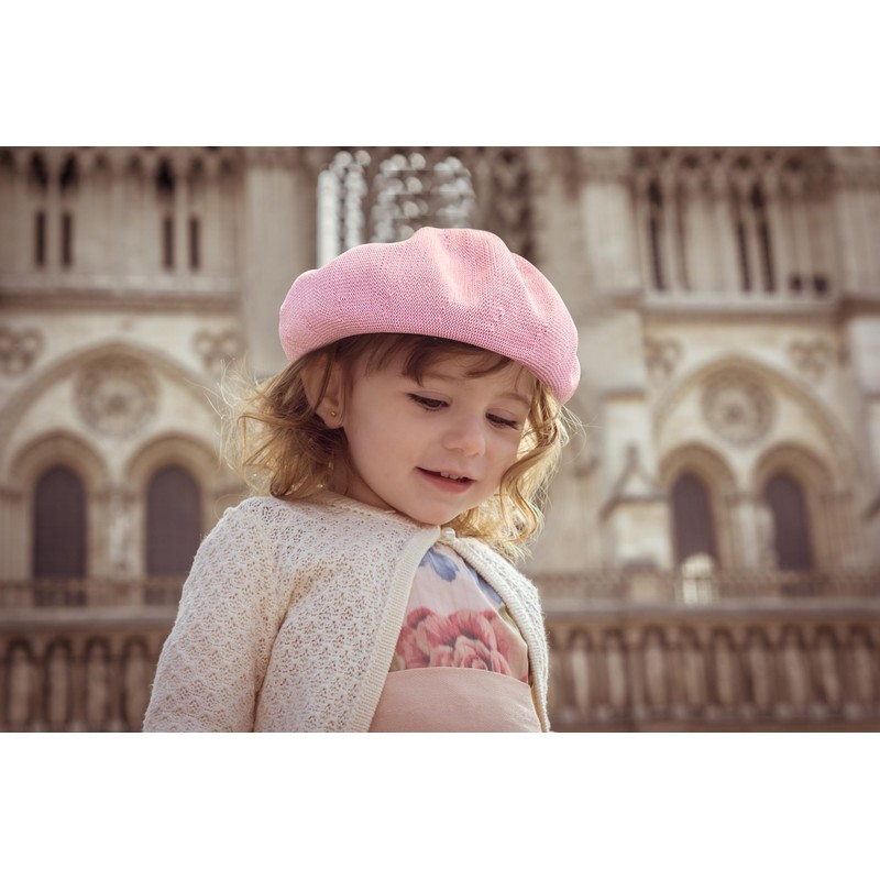 Jastore Kids Beret Hats for Girls French Summer Beret Breathable