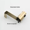 Hand Shower Holder Brushed Gold, Biveah Stainless Steel Toilet Tank