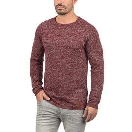 BLEND Dan Men's Knitted Pullover, size:L;colour:Andorra Red (73811)