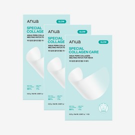 ANUA PDRN Collagen Melting Neck Wrinkle Care Neck Patches 4 sheets, 3 packs