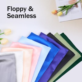 Satin Fabric by The Yard 60 Inch Wide Soft Silky Charmeuse Satin Fabric Soft Cloth Fabric Bridal Dress, Wedding Decorations, Crafts, Sewing, Draping, DIY Apparel Crafts (Royal Blue, 3 Yard)