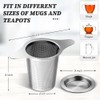 Tea Infuser Strainers, 18/8 Stainless Steel Loose Leaf Tea Strainer