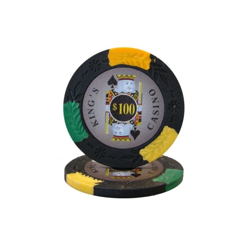New Bulk Lot of 300 Kings Casino Poker Chips -