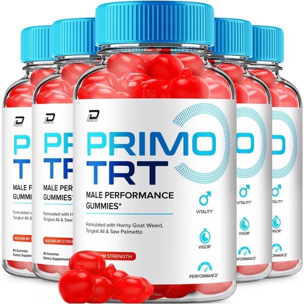 Primo TRT (5 Pack) Primo TRT Gummies for Men –
