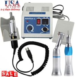 Marathon-III Dental Lab Marathon Electric Micromotor+35K RPM Motor+Contra Angle Handpiece Kit - fully kit