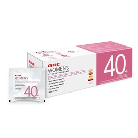 GNC Women’s 40+ Vitapak, 5-in-1 Multivitamin Pack, Healthy Hormones, Brain Health, Metabolism, Bone Strength, Edible Dietary Supplement, 30 Servings