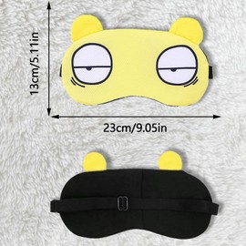 RSYHVGK ids Sleep Mask, Kids Sleep Eye Mask, Sleep Blackout Eye Mask with Adjustable Shoulder Straps, Night Travel Train Flight Eye Mask