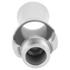 Stainless Steel Cedar Shaped Fountain Nozzle Adjustable Water Spray Head
