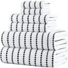 Polyte Set de 6 Toallas de Baño Microfibra Waffle Secado