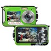Underwater Digital Camera, 2.7K 48MP Waterproof Digital Camera with HD