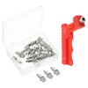 PATIKIL Track Spikes,16 Pack Steel High Jump Spikes Replacement Track
