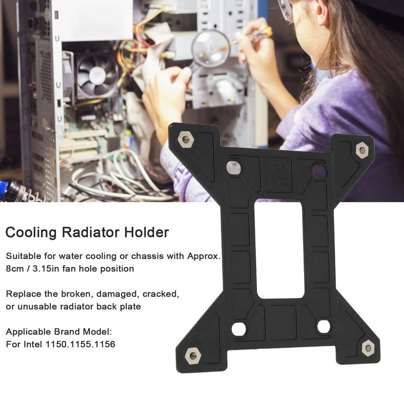 Computer Cooling Bracket, CPU Cooling Fall Resistant Fan Bracket Stable