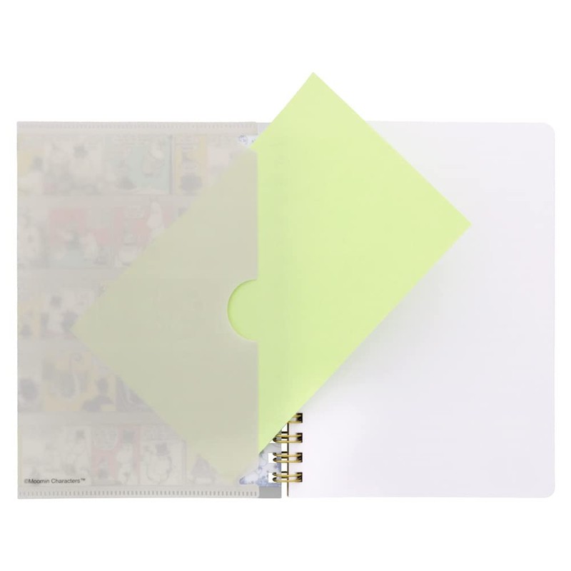 Sunstar Stationery Moomin Notebook Ring, Comic Pattern S2639661