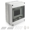 Surface-Mounted Distribution Box, IP65 Fuse Box, Surface-Mounted, 1 Row for