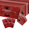 UNIIDECO 3 Pack Graduation Tablecloth Congrats Grad Disposable Tablecloth Graduation
