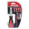 Dekton Ratchet Screwdriver Set-Screwdriver with 3 Way Ratchet | Bit