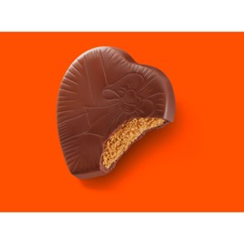 REESE'S Milk Chocolate Snack Size Peanut Butter Hearts, Valentine's Candy Gift Box, 28.8 oz