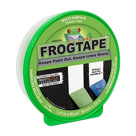 FROGTAPE CF 120 Painter's Tape, Multi-Surface with PAINTBLOCK, 36mm x 55m, Green, 1 Roll (202944)