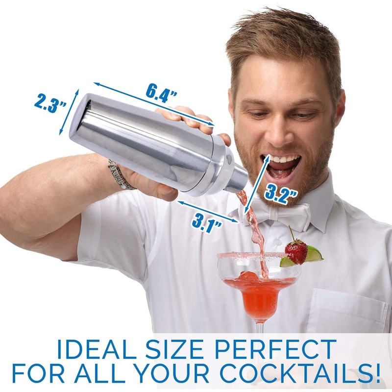 Cocktail Shaker, 750 ml Stainless Steel Cocktail Shaker, Martini Shaker