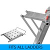 Ladder Platform Accessory, Heavy Duty Ladder Work Stand System Accessories