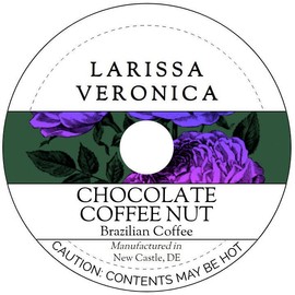Chocolate Coffee Nut Brazilian Coffee (Single Serve K-Cup Pods) (Gourmet, Naturally Flavored, Whole Coffee Beans) (12 pods, ZIN: 577090) - 3 Pack