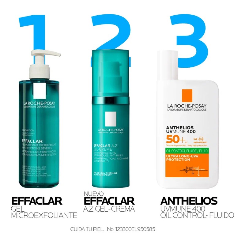 Effaclar Gel Crema Piel Adulta Tendencia Acneica