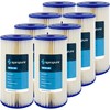 SpiroPure SP-S1-BB 10x4.5 20 Micron Pleated Polyester Sediment Water Filter