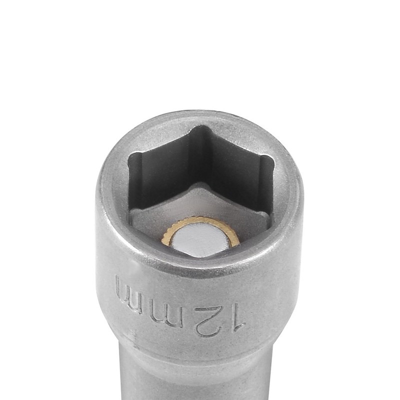 sourcingmap 1/4" Quick-Change Hex Shank 12mm Magnetic Nut Setter Driver